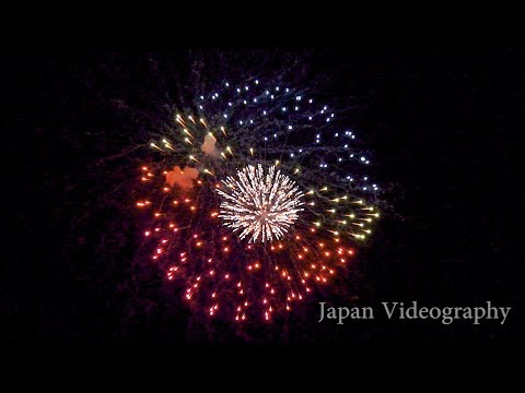 本荘川まつり花火大会 Japan 4K Honjo River Fireworks Festival 2017 フィナーレワイドスターマイン 超デラックススターマイン