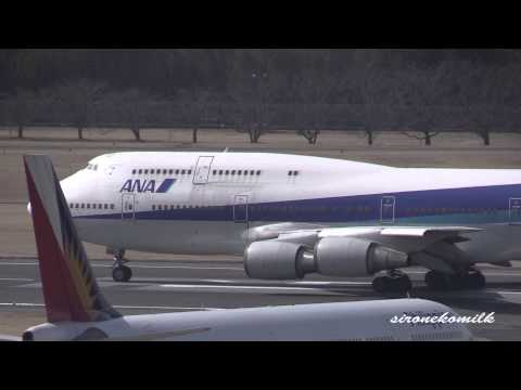 B747退役記念さよならチャーター ANA Boeing 747-400D Take off &amp; Landing | Tokyo Narita Int&#039;l Airport 全日本空輸 成田国際空港
