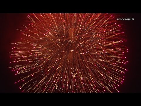 Japan 4K Fireworks Show 山内いものこまつりin 鶴ヶ池 花火大会 2016 | Imonoko (Taro) Festival, Yokote Akita Japan