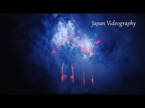 北上みちのく芸能まつり花火大会 Japanese Radio gymnastics Fireworks Show in Kitakami Iwate 2015 ラジオ体操