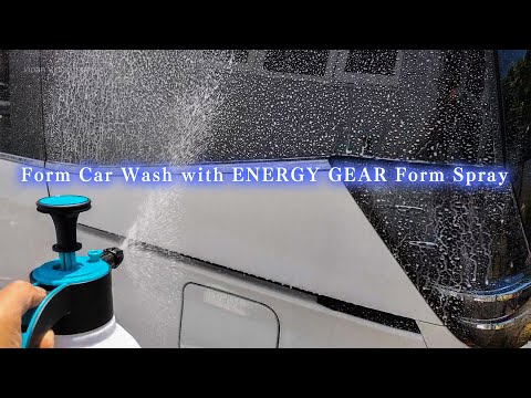 Foam car wash with a pressure-accumulating foam gun! ENERGY GEAR Foam Spray