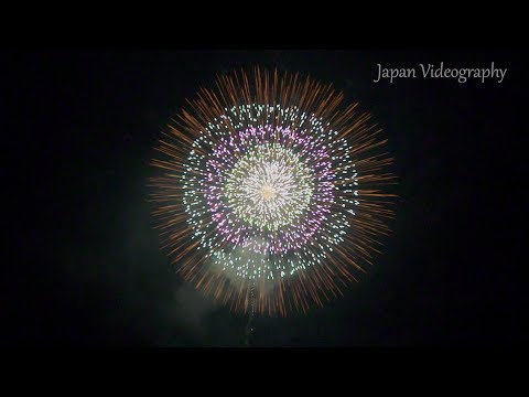 4K 大曲の花火 秋の章 Japan Omagari Fireworks Autumn 2018 Artistic 12 inch shells Collection 「伝統割物と斬新自由玉」競演
