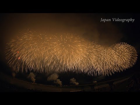 長岡まつり花火大会 Japan 4K Nagaoka Fireworks Festival 2017 | digest video (4/8) ダイジェスト映像