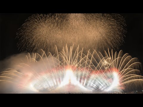 能代の花火大会 Japan 6K Noshiro Amazing Music Fireworks Show 2021 感動の音楽花火で疫病退散サプライズ！ 秋田観光