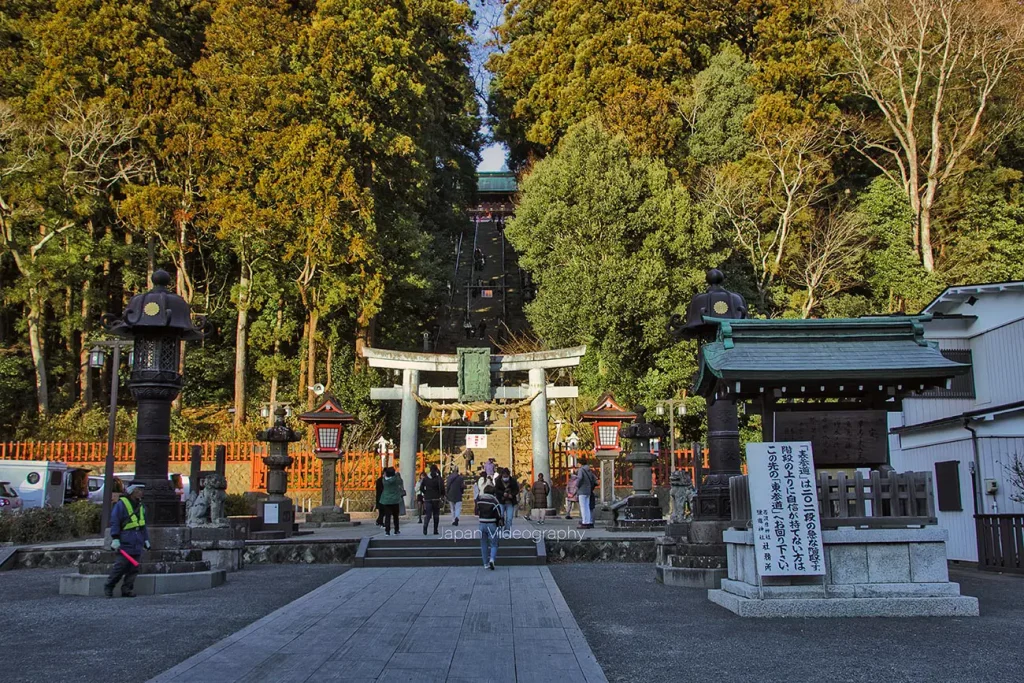 塩釜神社の男坂(表参道)