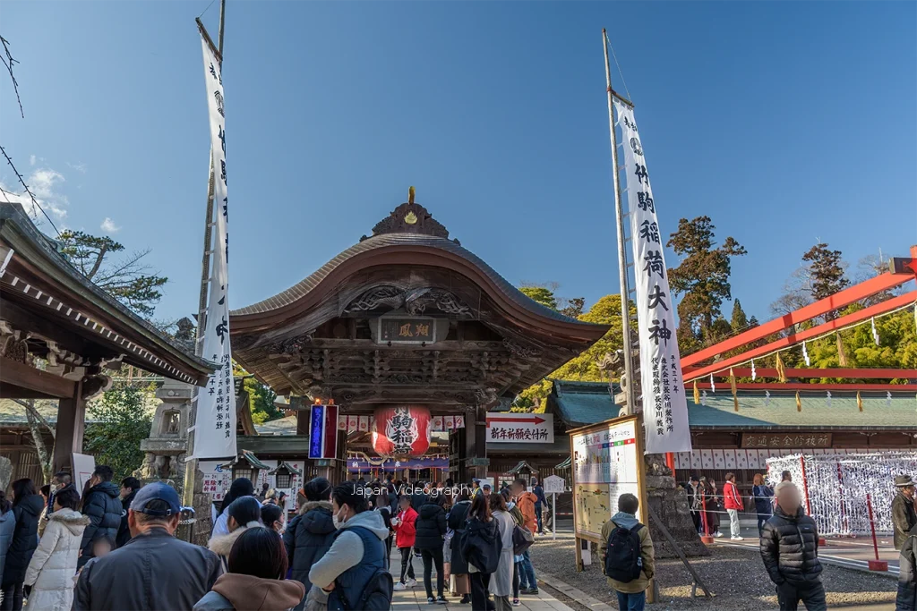 竹駒神社の唐門（向唐門）