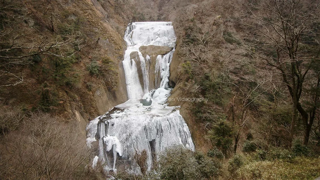 日本三名瀑 袋田の滝の氷瀑