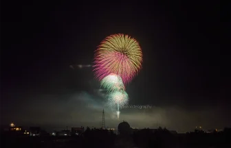 堀之内十五夜まつり大煙火大会 スターマイン