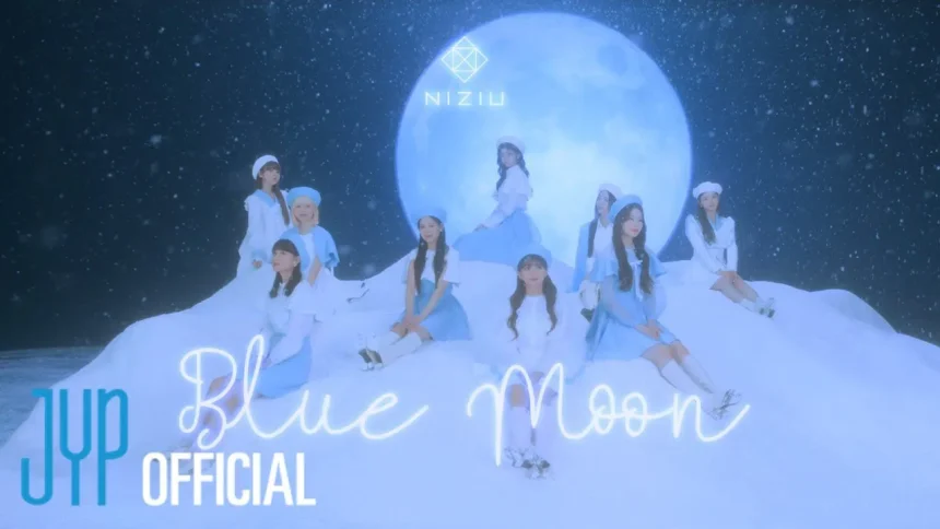 NiziUの新曲Blue Moonのミュージックビデオ公開！心温まるウィンターバラードです！