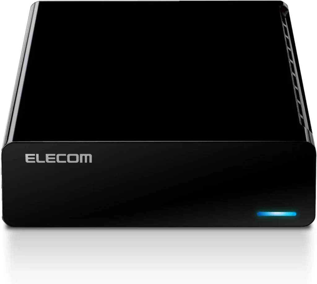 エレコム 外付けハードディスク HDD 4TB テレビ録画 PC ファンレス設計 静音 縦置き/横置き ブラック ELD-STV040UBK