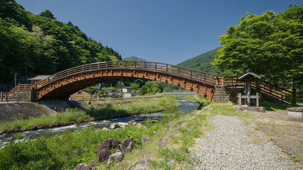 長野県 中山道木曽路 奈良井宿 木曽の大橋