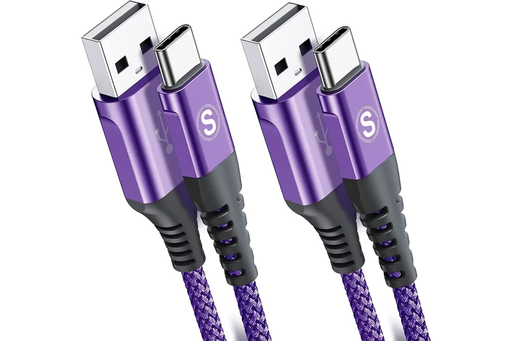 "USB Type C ケーブル【2M/2本セット】Sweguard USB-C & USB-A 3.1A USB C ケーブル【QC3.0対応 急速充電】