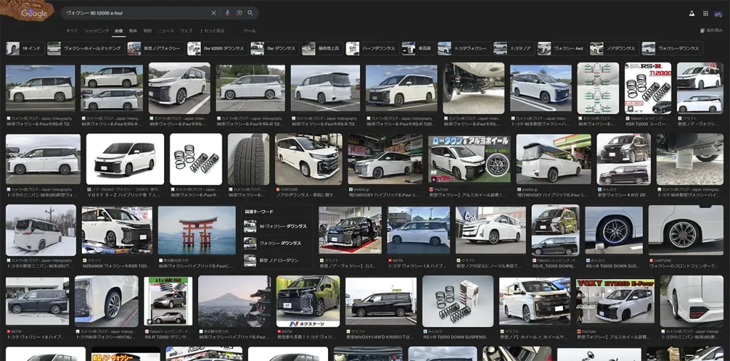 Google画像検索を独占した当ウェブサイトの画像