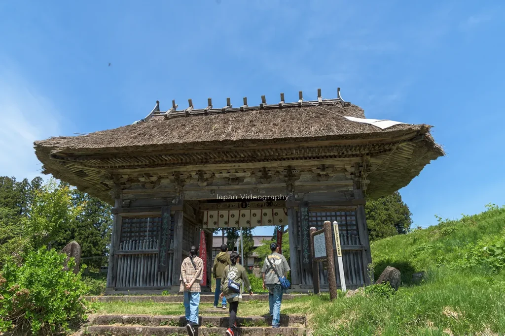 瀧水寺大日坊の仁王門の画像