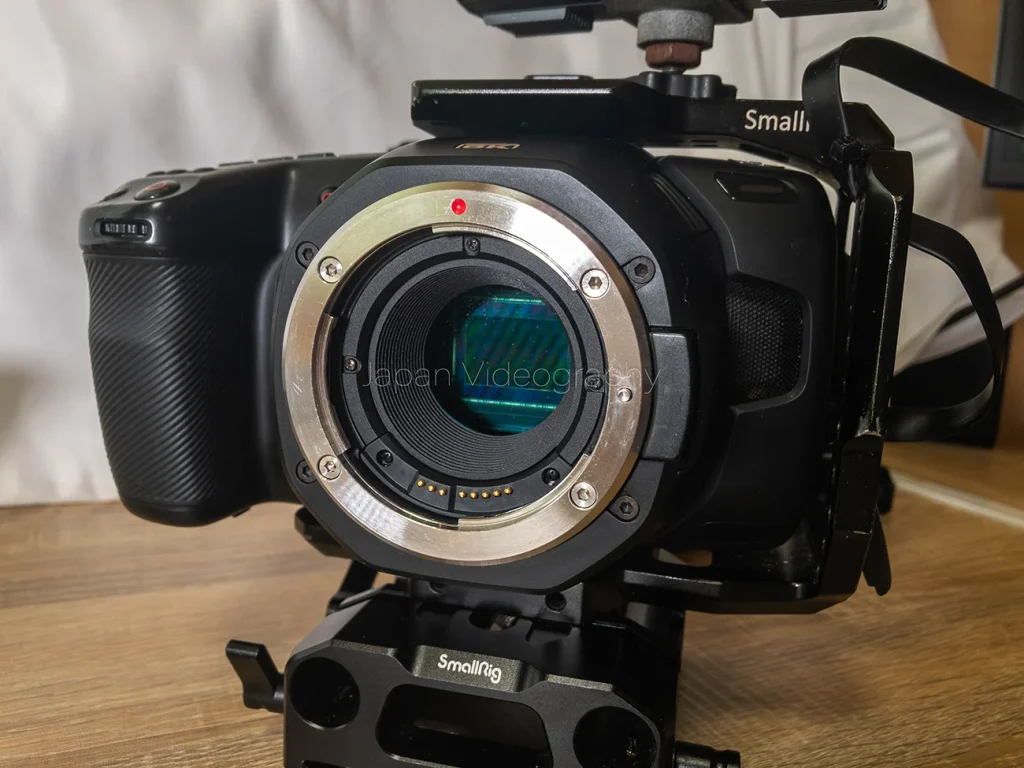 BMPCC6Kの内蔵IRカットフィルターとレンズマウント